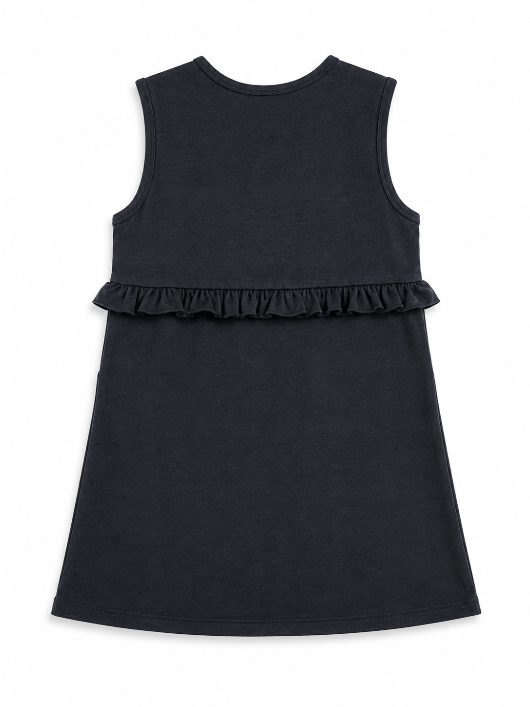 Girls’ Organic Cotton School Pinafore – Grey