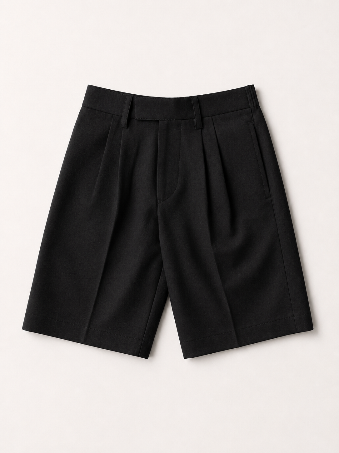 Boys’ Classic Cotton School Shorts – Black