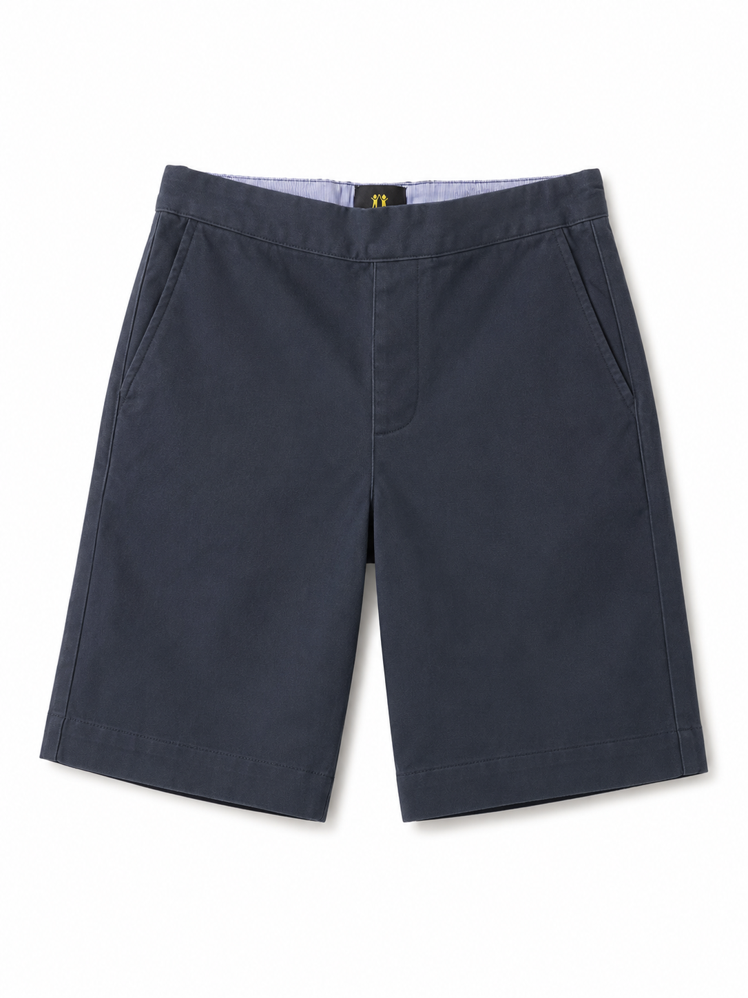 Boys’ Cotton Pull On School Shorts – Grey