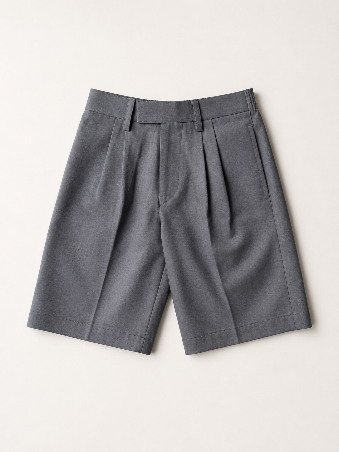 Boys’ Classic Cotton School Shorts – Grey